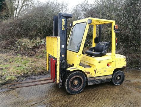 js hyster  xm  ton forklift container spec