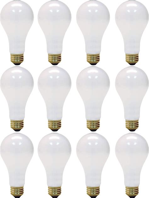 Ge 97494 Soft White 3 Way 50100150 Watt A21 Light Bulb 12 Pack