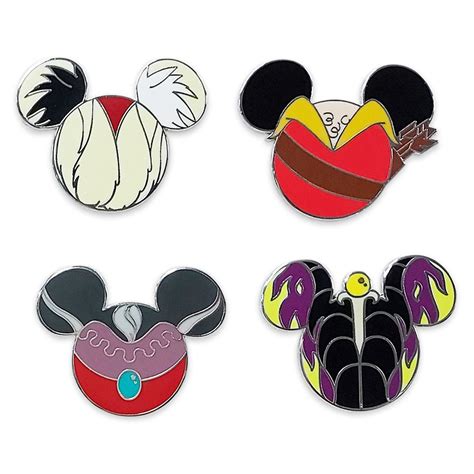 Disney Mystery Pin Pack Villains Mickey Mouse Icons