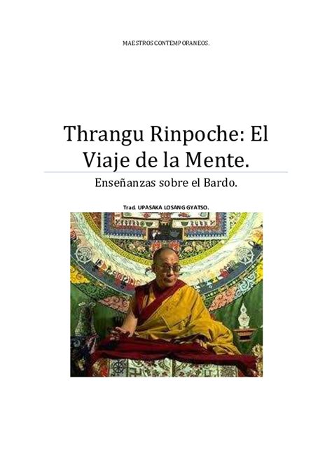 El libro tibetano de los muertos (spanish edition). Meditacion En El Libro Tibetano De La Vida Y De La Muerte ...