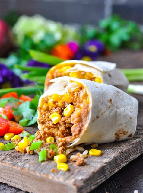 Authentic Mexican Vegetarian Burrito Recipe