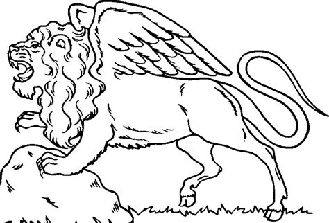 Male Lion Head Coloring Page Free Printable Coloring