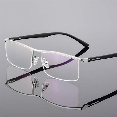 bclear men s semi rim square tr 90 alloy eyeglasses p8831 monturas de gafas gafas para hombre