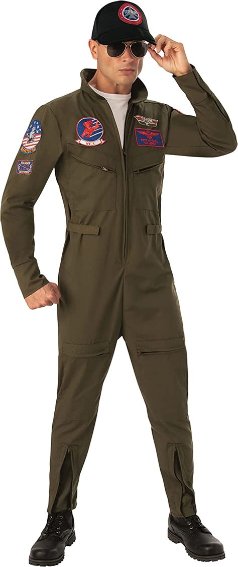 Rubies 821157std Officially Licensed Deluxe Top Gun Costume Adult