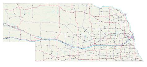 Map Nebraska State