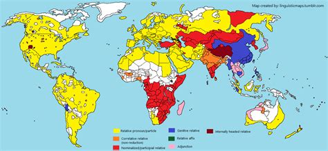 Linguistic Map Of The World Map