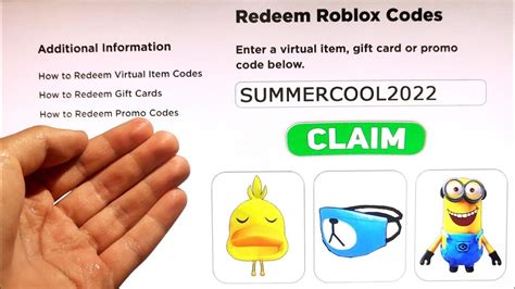 5 New Roblox Promo Codes 2022 All Free Robux Items In August Event