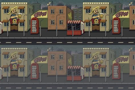Free Pixel Art Street 2d Backgrounds
