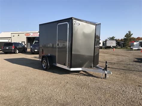 (ON ORDER) ATMT ALL ALUMINUM 6′ X 10′ SINGLE AXLE V-NOSE CARGO TRAILER ...