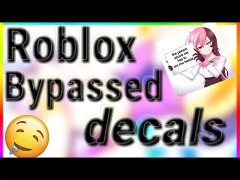 Inappropriate Anime Girl Roblox Bypassed Decals
