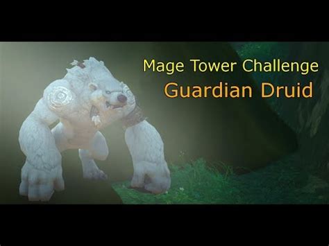 Hi druid friends, i have uploaded a video guide about possible ways of completing restoration druid challenge quest: Guardian Druid Mage Tower Artifact Challenge - YouTube