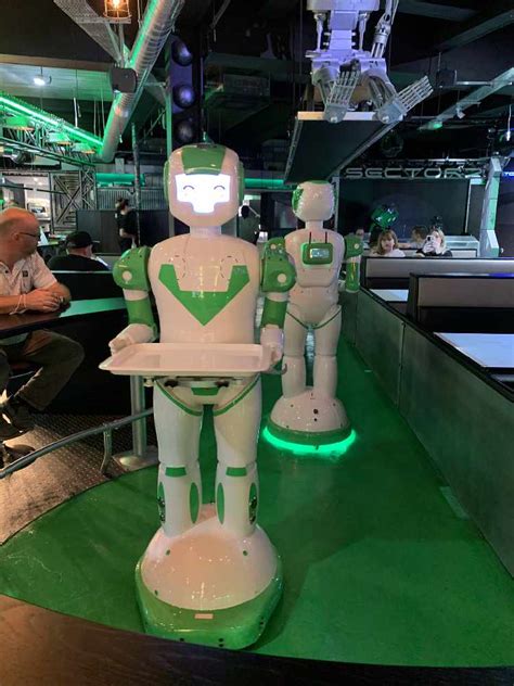 first look inside the new robot themed restaurant which has opened in milton keynes this