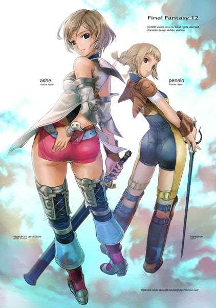 Ashelia Bnargin Dalmasca And Penelo Final Fantasy And 1 More Drawn