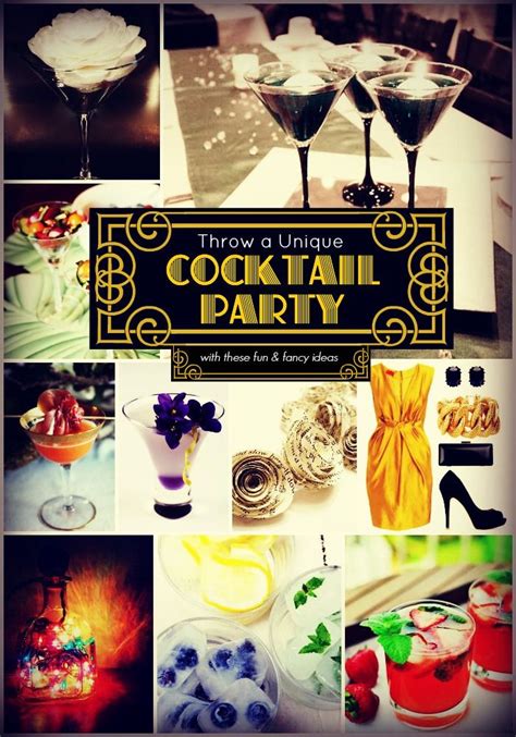 Cocktail Party Ideas Unique Fun And Fancy By Snappening Cocktails For Parties Birthday