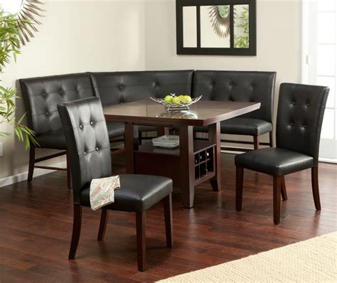 Space Saving Corner Breakfast Nook Furniture Sets Booths