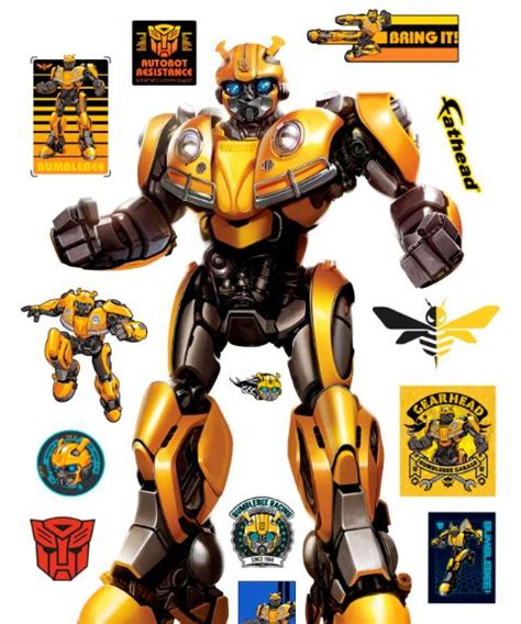 Transformers The Bumblebee Movie Fathead Vinyl Wall Decals Stickers Transformers News Tfw