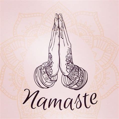 Namaste Namaste Tatuaje Símbolo De Namaste Arte De Yoga