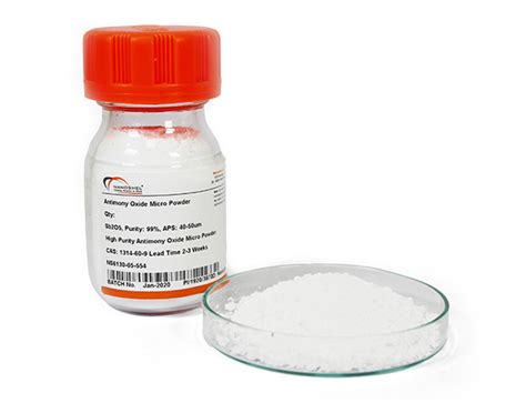 Antimony Pentoxide Powder Sb O Purity Aps M