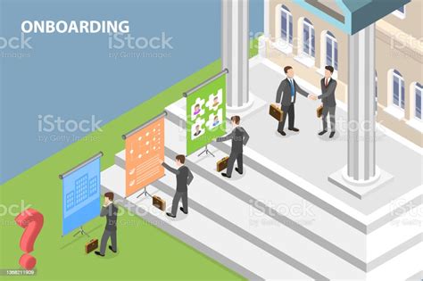 3d Isometric Flat Vector Conceptual Illustration Of New Employee