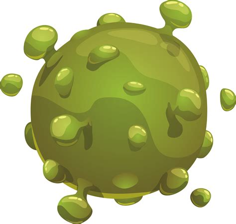 Download Hd Microorganism Bacteria Green Bacteria Clipart Png