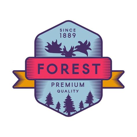 Premium Vector Forest Logotype