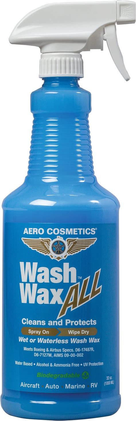 Amazon Com Aero Cosmetics Wet Or Waterless Car Wash Wax Fl Oz Aircraft Quality For Your Car