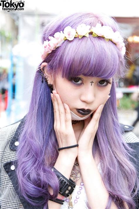 Kawaii Pastel Goth Purple Hair Pastel Hair Pinterest Pastel Goth