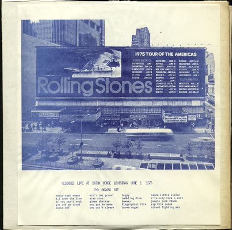 The Rolling Stones ‎ 1975 Tour Of The Americas Mega Rare Catawiki