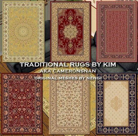 Modthesims Traditional Rugs Recolours Of Nengis Rugs Sims 4