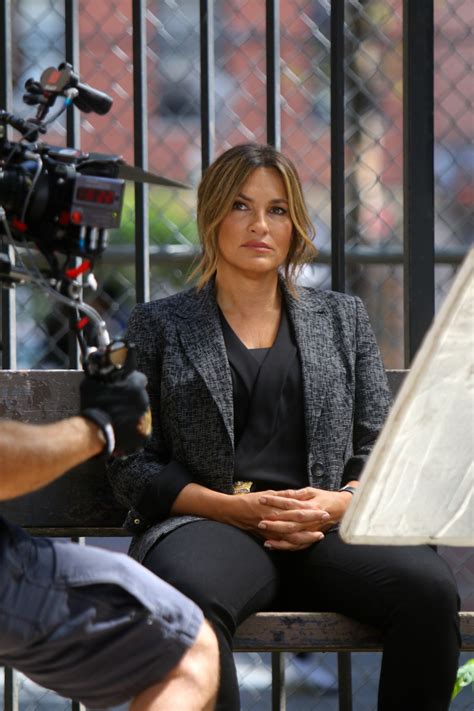 Mariska Hargitay On The Set Of Law And Erder Special Victims Unit In New York 09042019