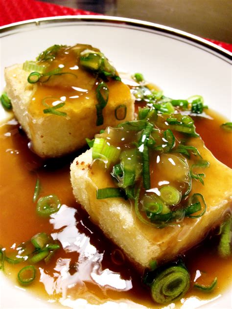 Agedashidofu Japanese Deep Fried Tofu Bigoven