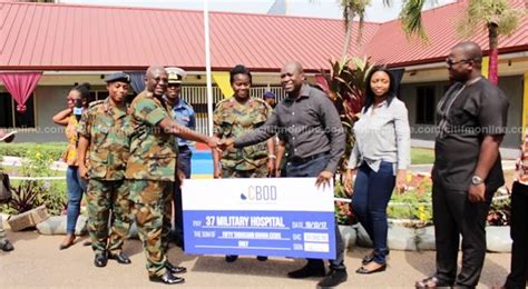Cbod Donates Ghc50000 To 37 Military Hospital Burns Unit