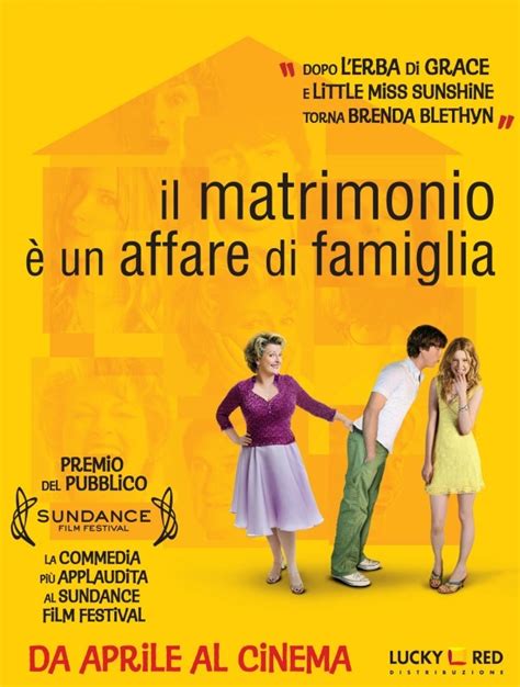 La Locandina Italiana Di Il Matrimonio Un Affare Di Famiglia