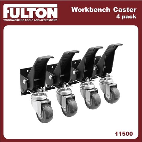 Fulton Workbench Caster Kit 4 Pack Workbench Caster Kit 4 Heavy Duty