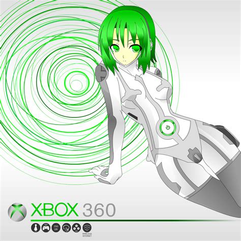 Image of xbox anime gamer pics all youtube. Xbox 360 girl ver.2 by 1Razor1 on DeviantArt