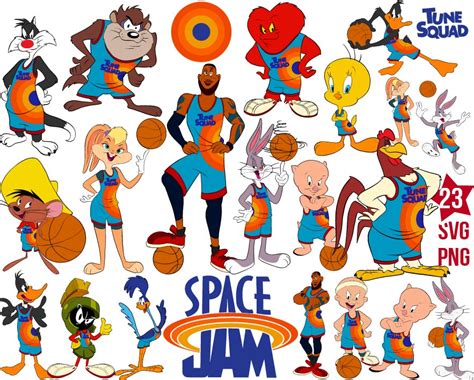 Space Jam 2 Svg Tune Squad Looney Tunes Space Jam Toon Squad Boxmediart Svg Cut Files And