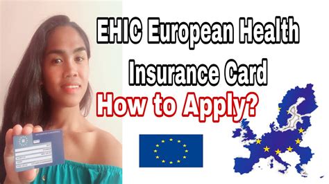 How To Apply For Ehic European Health Insurance Card What Is Ehic