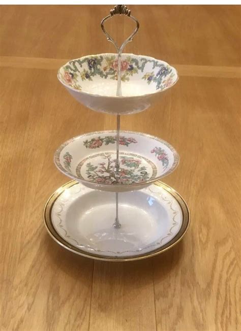 Vintage Afternoon Tea 3 Tier Cake Stands Using Bowls So Great Etsy