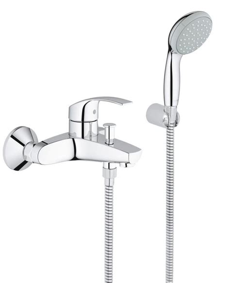 Grohe Eurosmart Bath Mixer With Hand Shower Bath Shower Mixer Taps