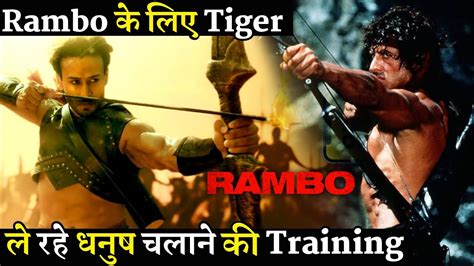 Tiger Shroff Is Training To Shoot Arrows For His Upcoming Action Movie