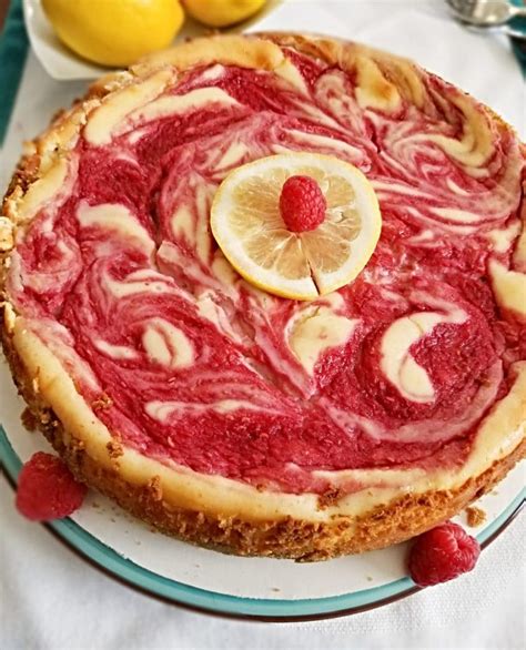 Baked Raspberry Cheesecake Recipe My Heavenly Recipes