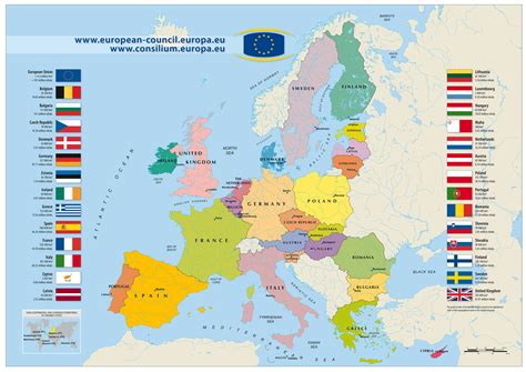 Large Detailed European Union Map 2011 European Union Large Detailed