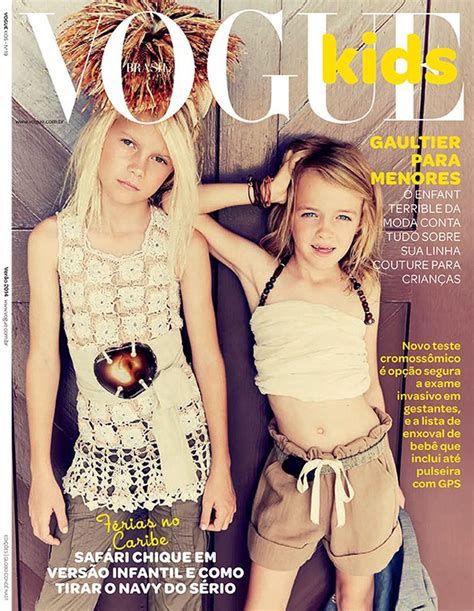 Vogue Kids Brasil Winter 2013 Cover Férias No Caribe Vogue Kids Brasil