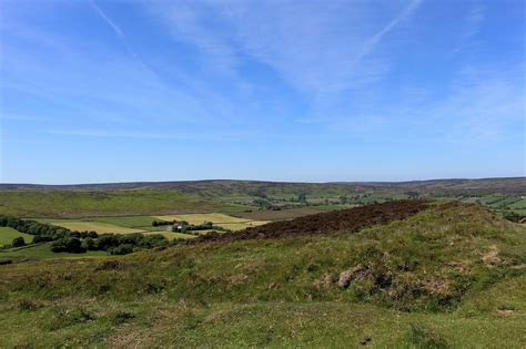 England, Yorkshire Moors England Landscape Blue Sky #england, #yorkshire, #moors, #england, # 