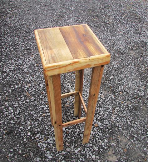 Rustic Plant Stand Rustic Table Solid Wood Plant Stand Tall