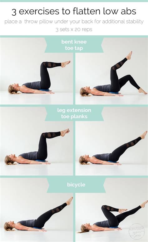 Lower Ab Exercises For Flat Toned Stomach Nourish Move Love