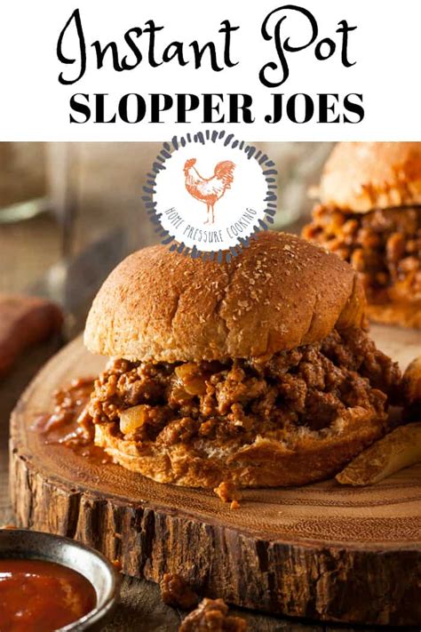 How To Make Sloppy Joes In The Pressure Cooker