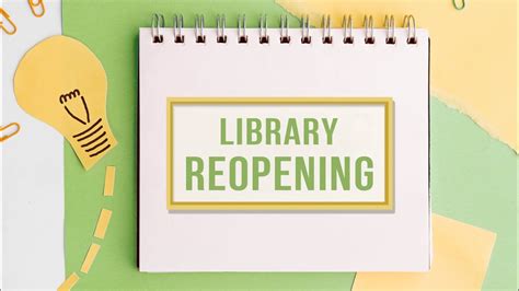 Library Reopening Youtube