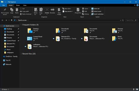 Dark Theme Windows 10 File Explorer Virginiabxe