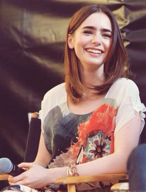 Lily Collins Pretty And Smile Image Lily Collins Dress Lily Collins